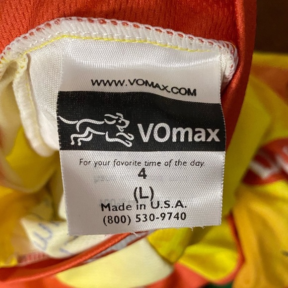 Vomax cycling shirt size large - Picture 3 of 4